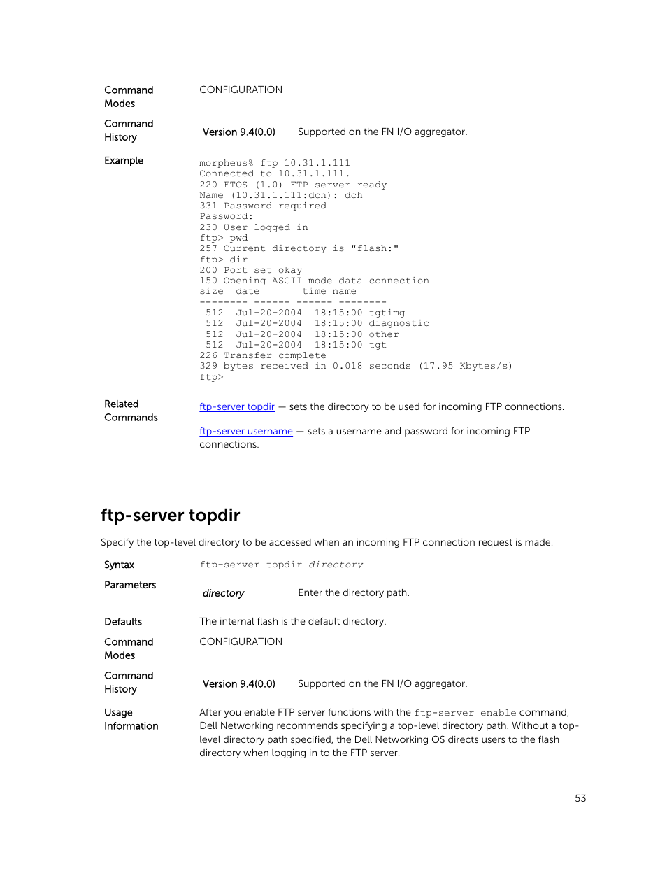 Ftp-server topdir | Dell PowerEdge FX2/FX2s User Manual | Page 53 / 462