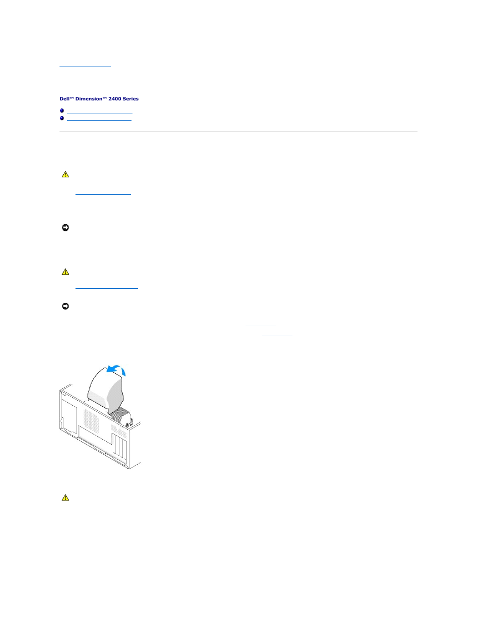 Microprocessor, Removing the microprocessor | Dell Dimension 2400 User Manual | Page 20 / 42