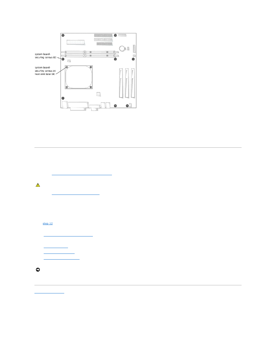 Installing the system board | Dell Dimension 2400 User Manual | Page 32 / 42