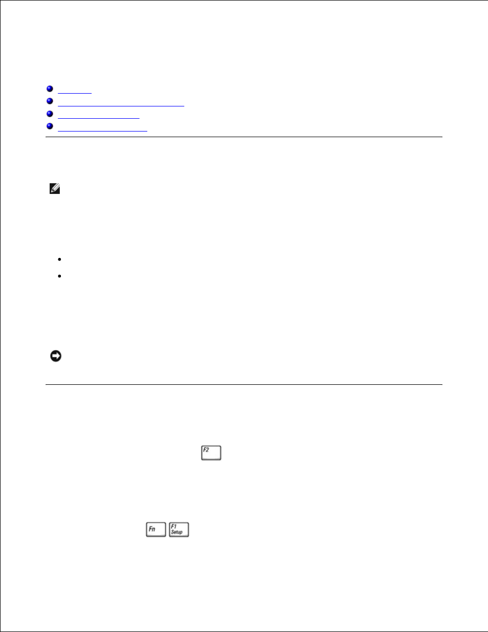 Using the system setup program, Viewing the system setup screens, System setup screens | Commonly used options, Changing the boot sequence, Changing printer modes, Changing com ports, Enabling the infrared sensor, Overview | Dell Latitude C540 User Manual | Page 112 / 171