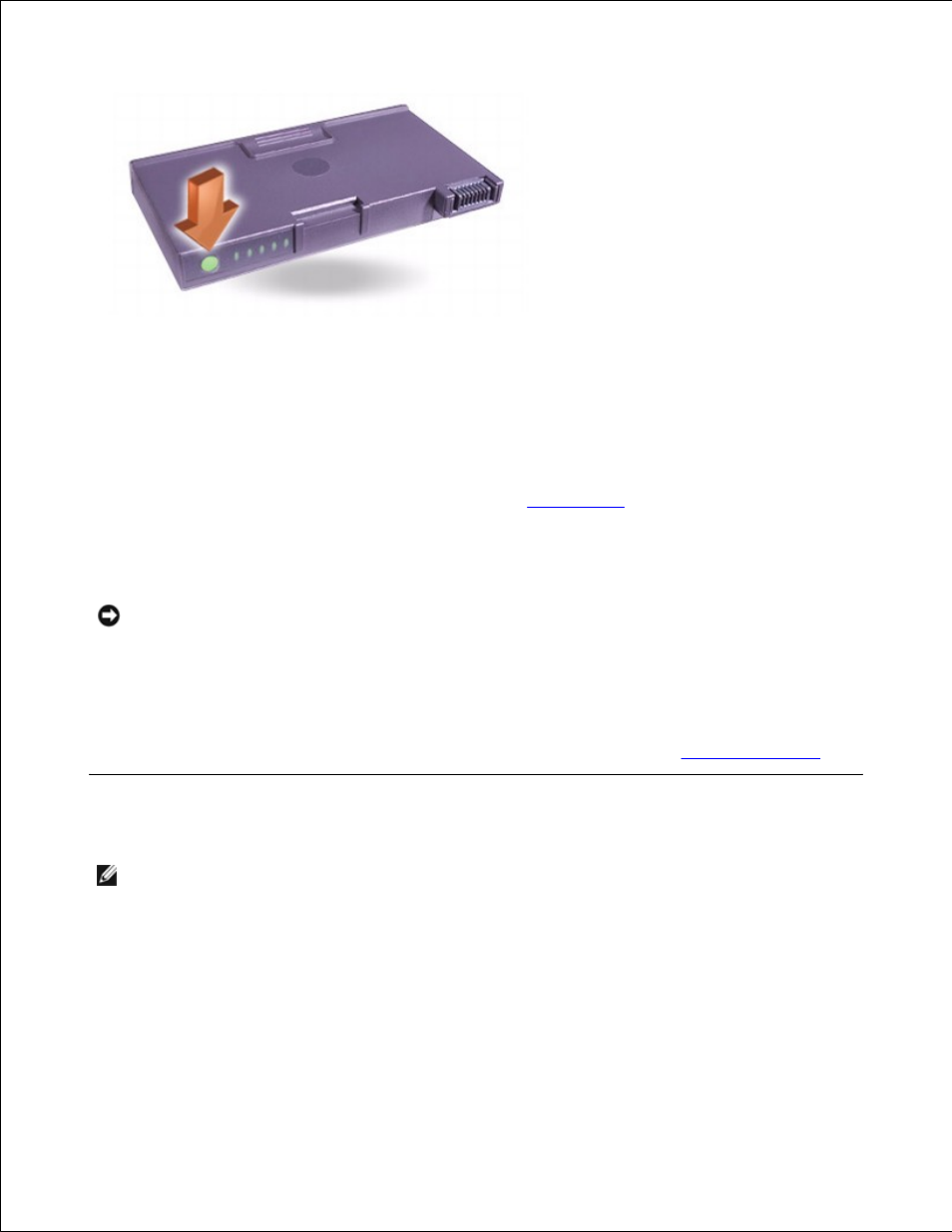 Charging the battery, Health gauge, Low-battery warning | Dell Latitude C540 User Manual | Page 36 / 171