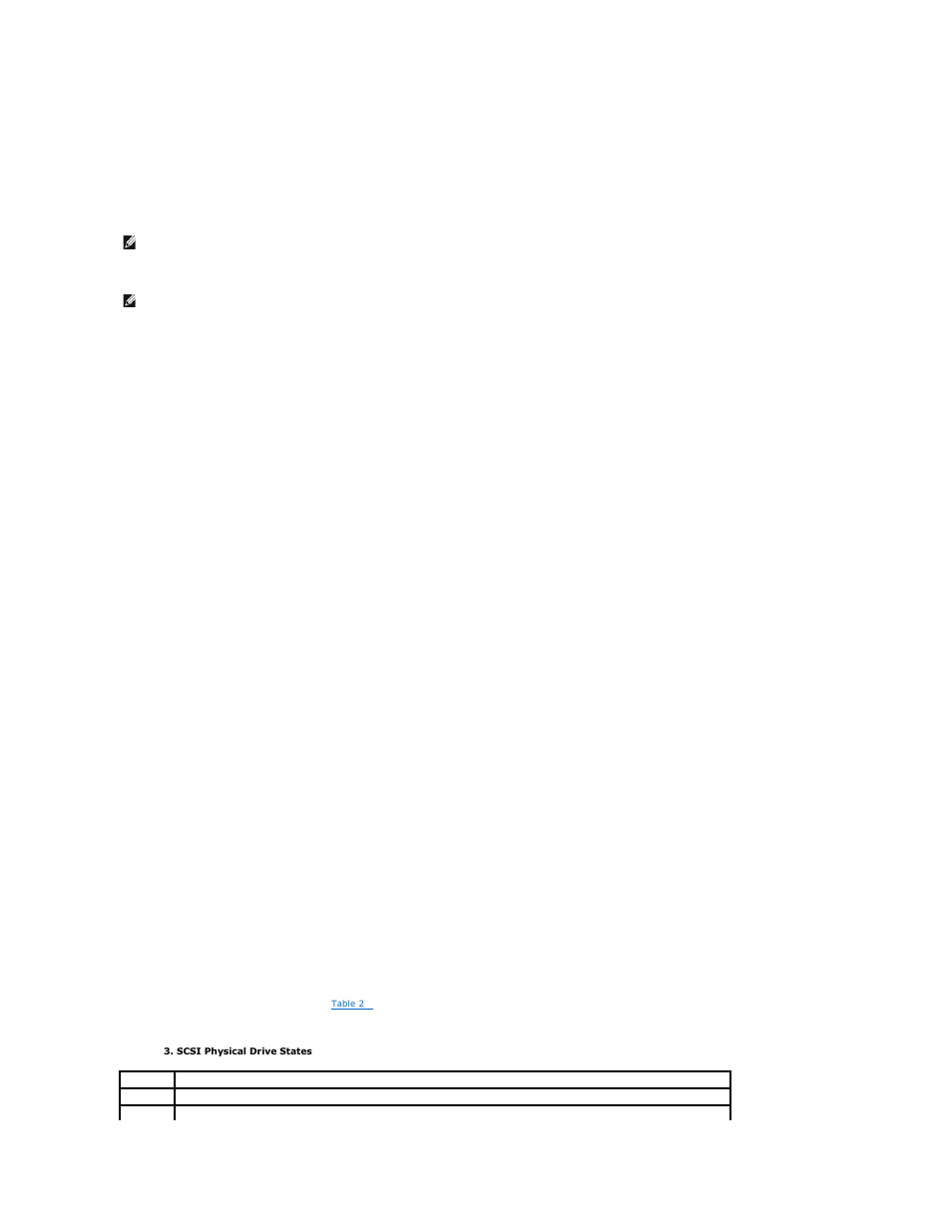 Rebuild checkpoint, Rebuild rate, Hot swap | Scsi physical drive states | Dell PERC 4/SI User Manual | Page 15 / 76