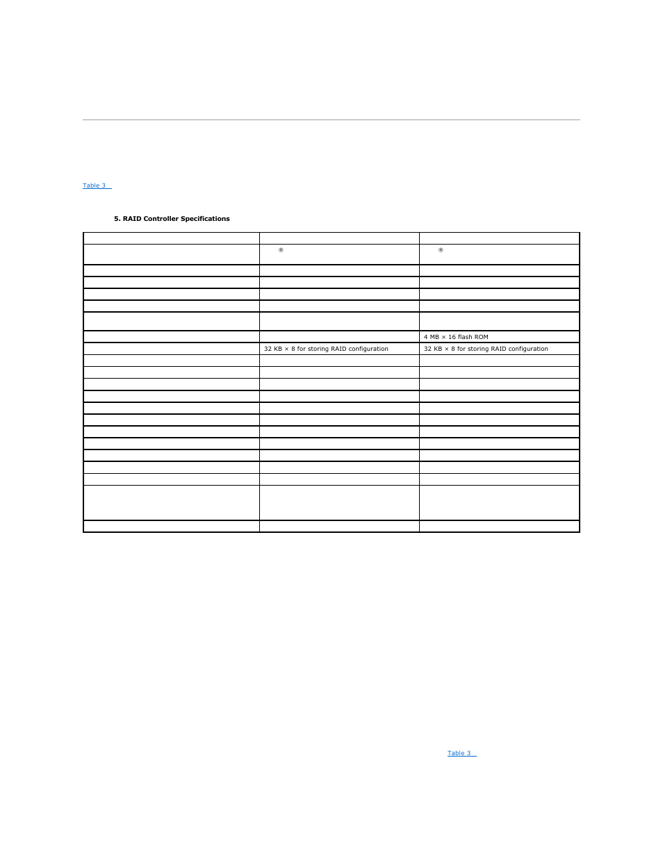 Raid controller specifications, Scsi bus, Scsi termination | Scsi firmware | Dell PERC 4/SI User Manual | Page 27 / 76