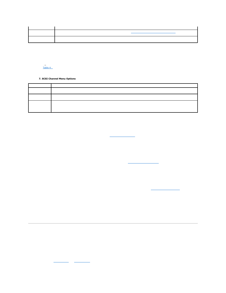 Device management, Clear menu, Rebuild menu | Check consistency menu, Reconstruct menu, Device management functions | Dell PERC 4/SI User Manual | Page 34 / 76