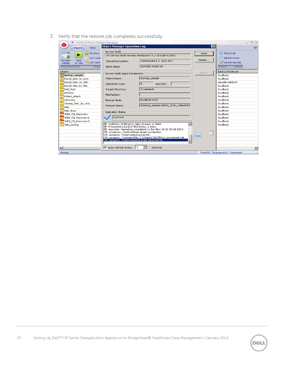 Dell PowerVault DR6000 User Manual | Page 33 / 37
