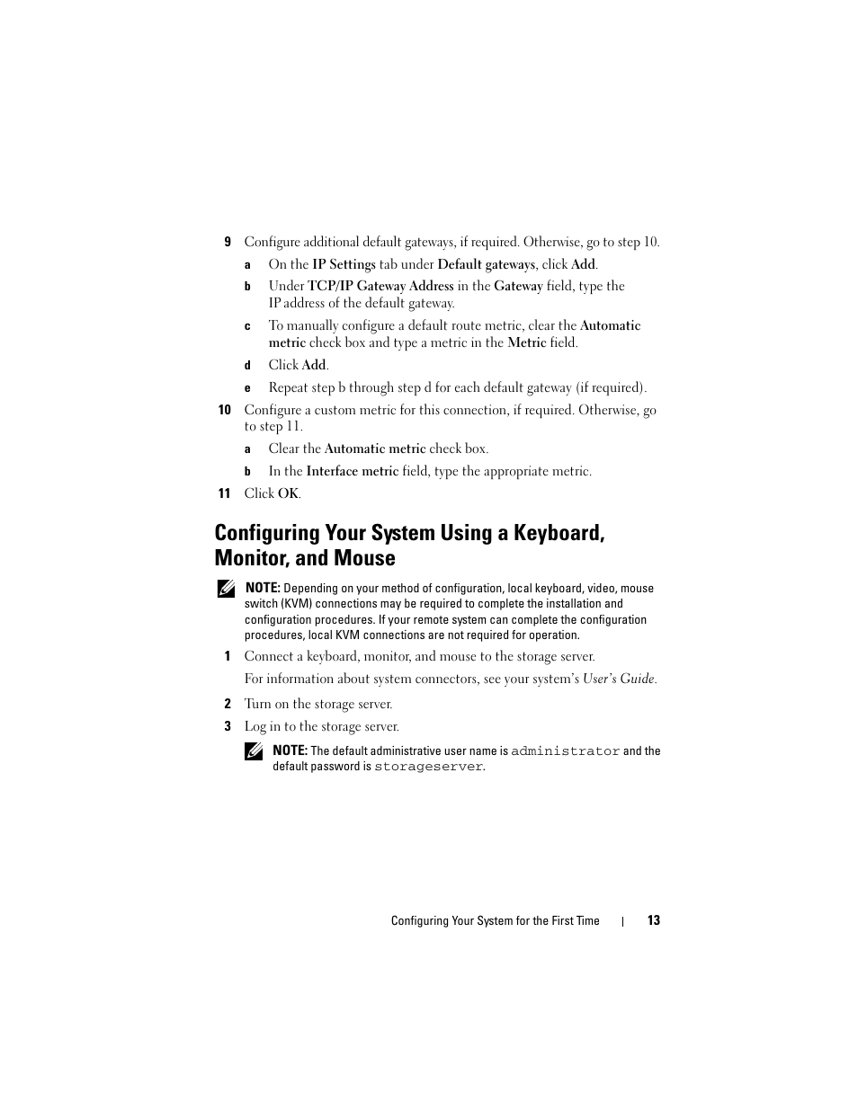 Dell PowerVault DP500 User Manual | Page 13 / 68