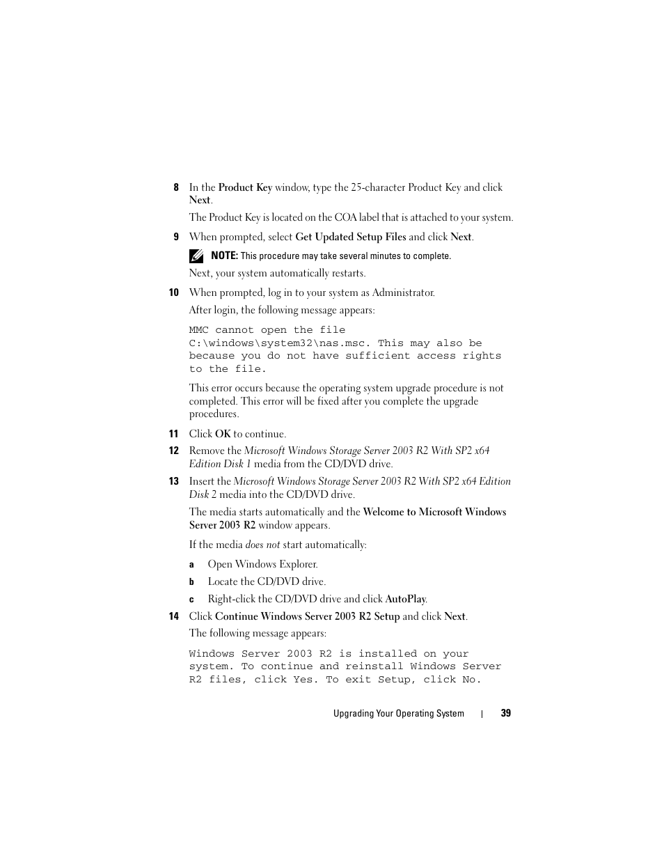 Dell PowerVault DP500 User Manual | Page 39 / 68