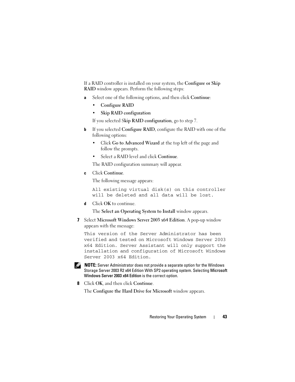 Dell PowerVault DP500 User Manual | Page 43 / 68