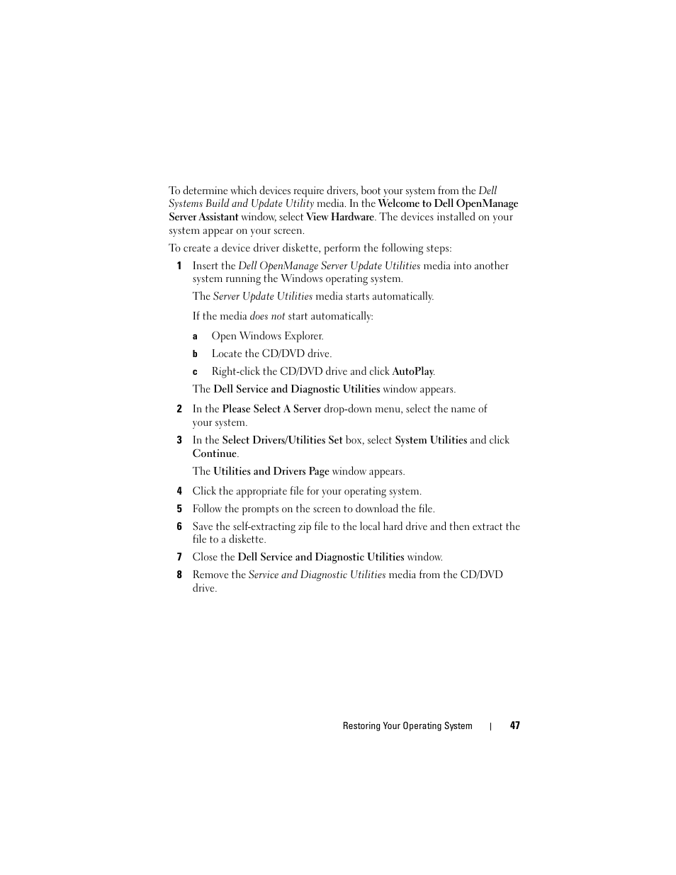 Dell PowerVault DP500 User Manual | Page 47 / 68
