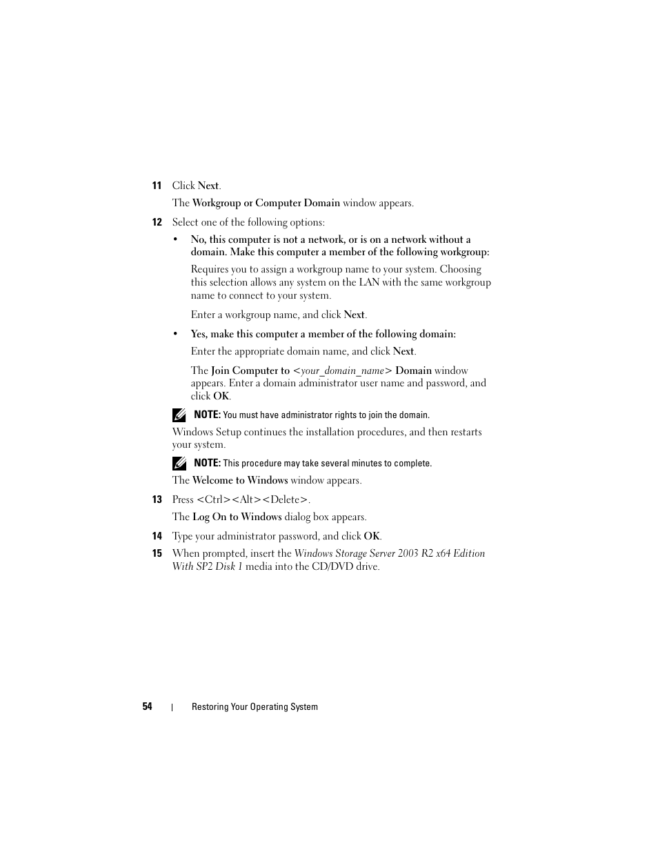 Dell PowerVault DP500 User Manual | Page 54 / 68