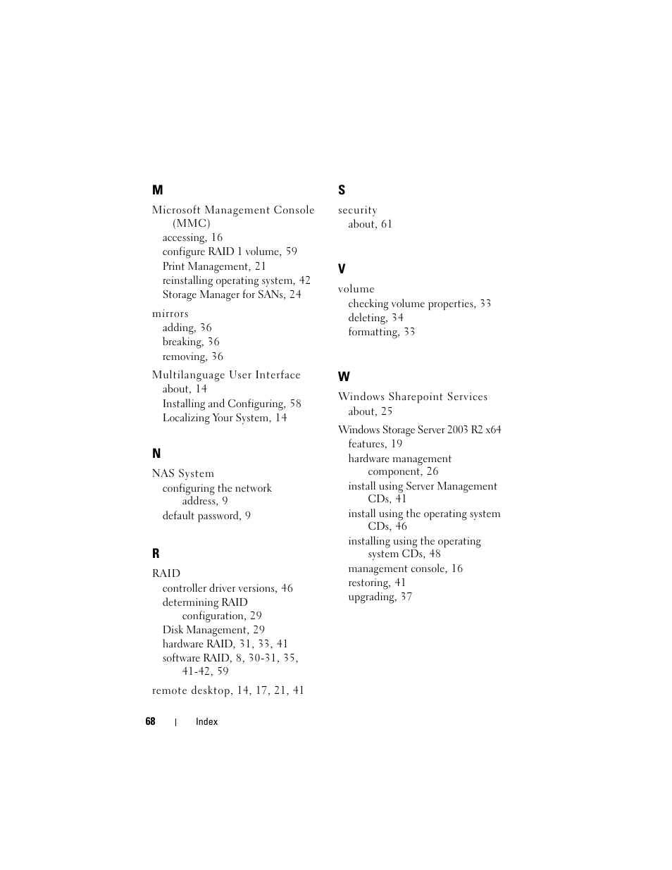 Dell PowerVault DP500 User Manual | Page 68 / 68