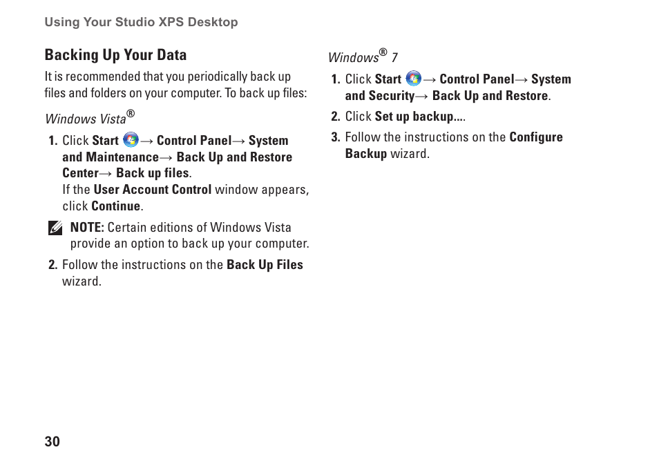 Dell Studio XPS 8100 (Late 2009) User Manual | Page 32 / 80