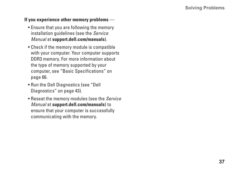 Dell Studio XPS 8100 (Late 2009) User Manual | Page 39 / 80