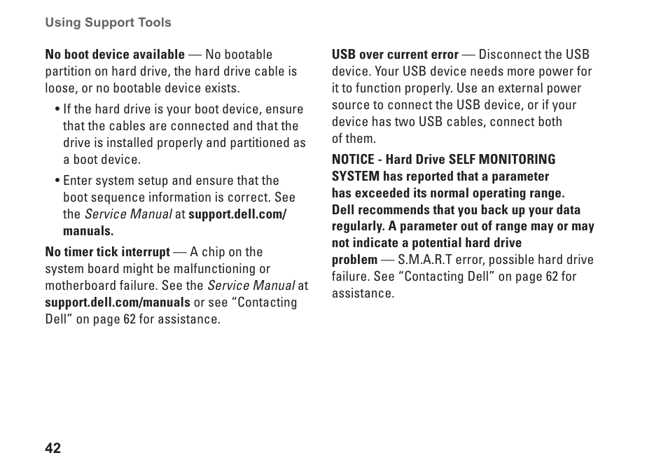 Dell Studio XPS 8100 (Late 2009) User Manual | Page 44 / 80