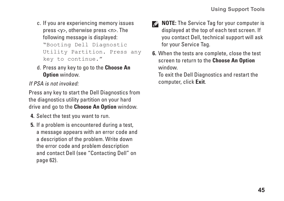 Dell Studio XPS 8100 (Late 2009) User Manual | Page 47 / 80