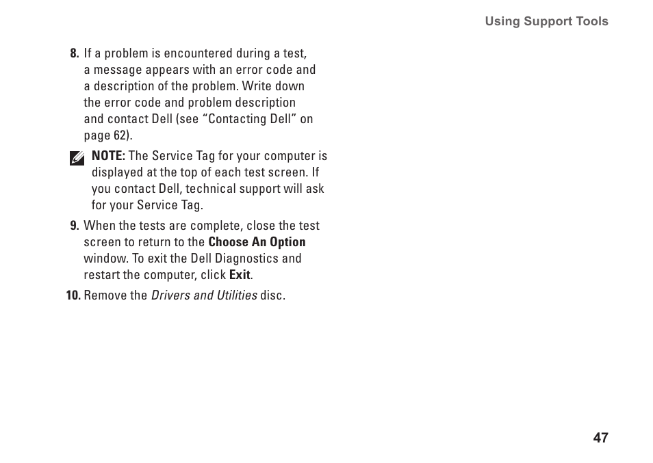 Dell Studio XPS 8100 (Late 2009) User Manual | Page 49 / 80