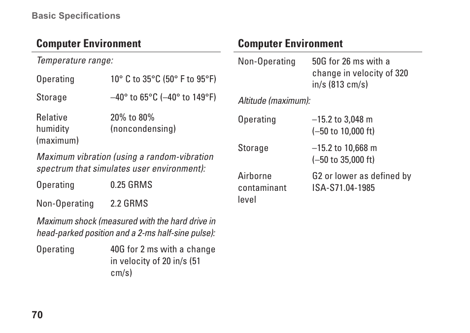 Dell Studio XPS 8100 (Late 2009) User Manual | Page 72 / 80
