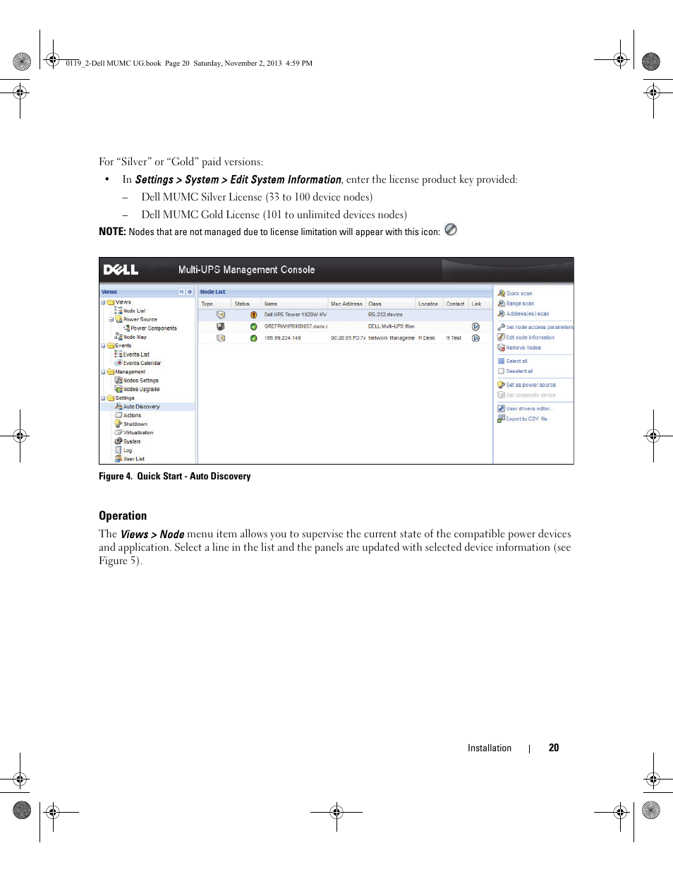 Operation | Dell UPS 4200R User Manual | Page 19 / 116