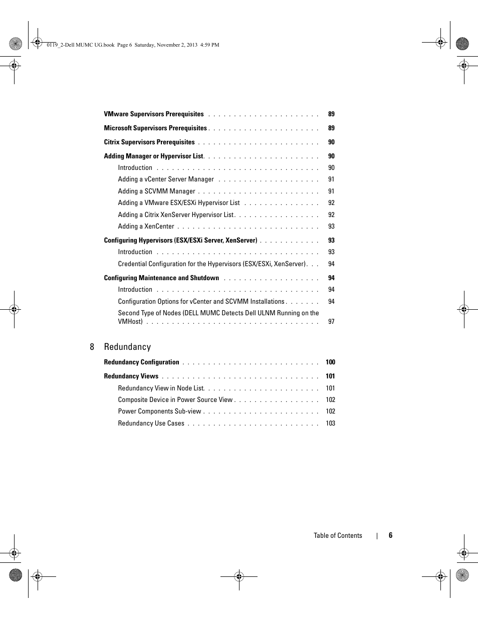 8 redundancy | Dell UPS 4200R User Manual | Page 6 / 116