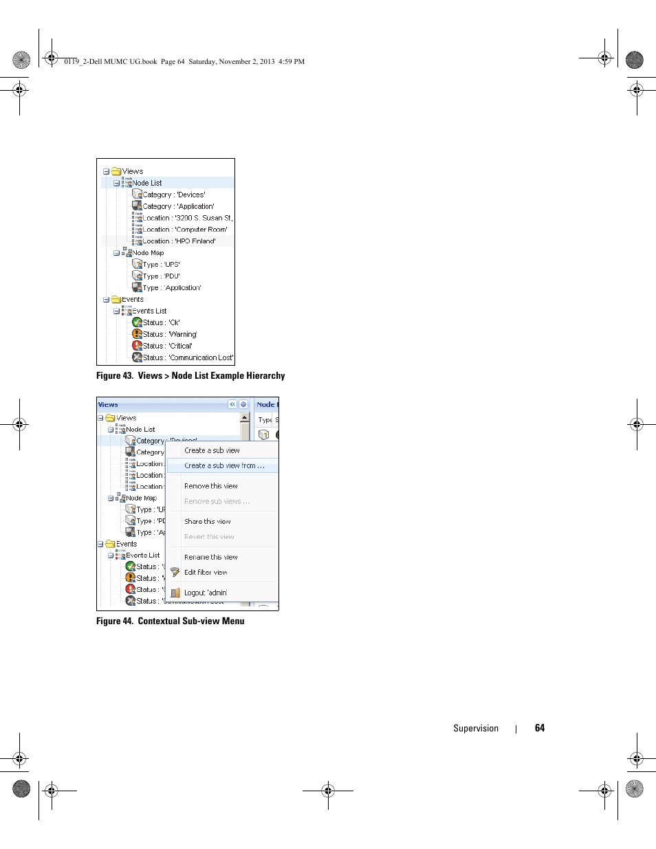 Figure 43), Figure 44) | Dell UPS 4200R User Manual | Page 63 / 116