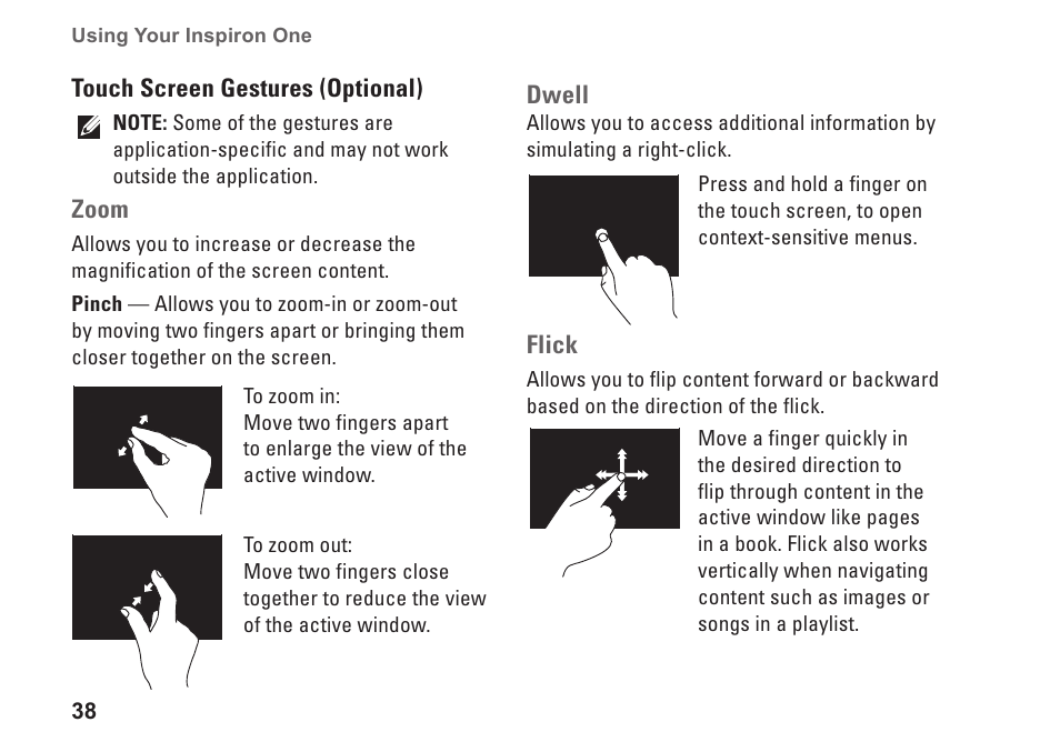 Dell Inspiron One 2310 (Late 2010) User Manual | Page 40 / 92