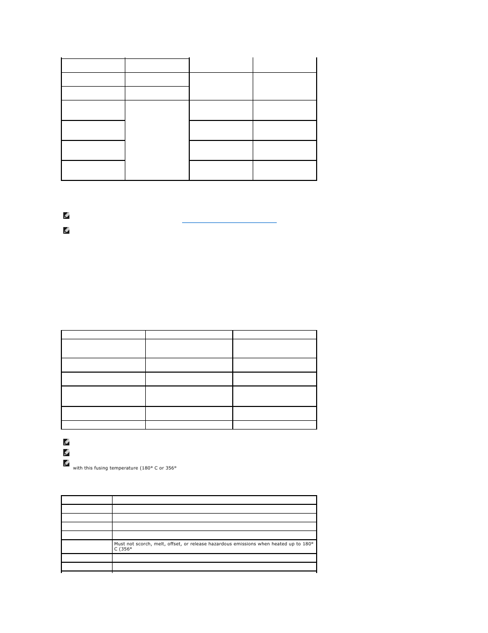 Dimensions, Capacity, Guidelines for using paper | Paper specifications | Dell 5330dn Workgroup Mono Laser Printer User Manual | Page 110 / 127