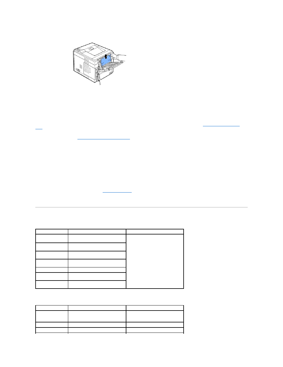 Understanding display messages, Tips for avoiding paper jams, Graphical error messages | Clearing lcd error messages | Dell 5330dn Workgroup Mono Laser Printer User Manual | Page 117 / 127