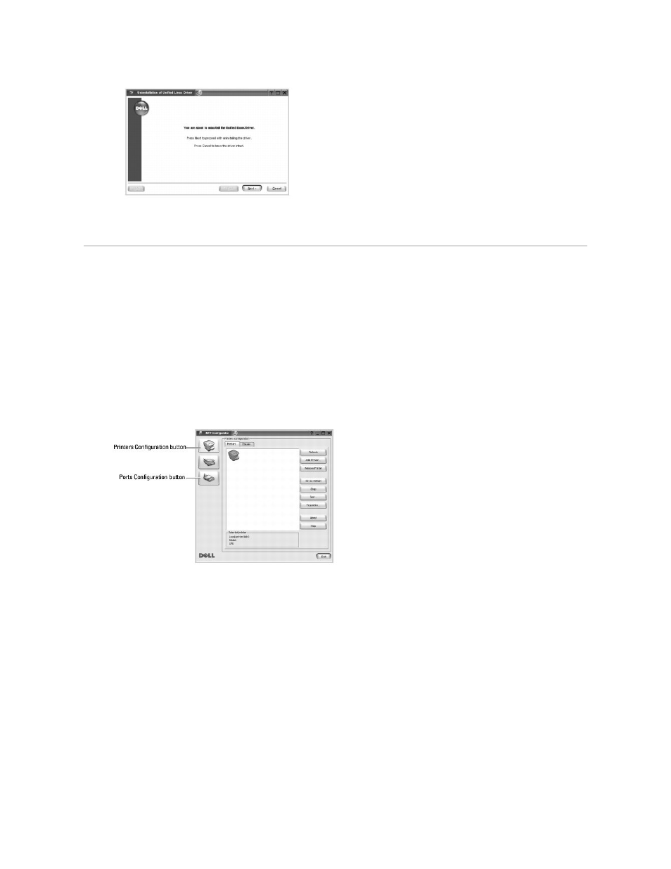 Using the configurator, Opening the configurator, Printers configuration | Dell 5330dn Workgroup Mono Laser Printer User Manual | Page 30 / 127