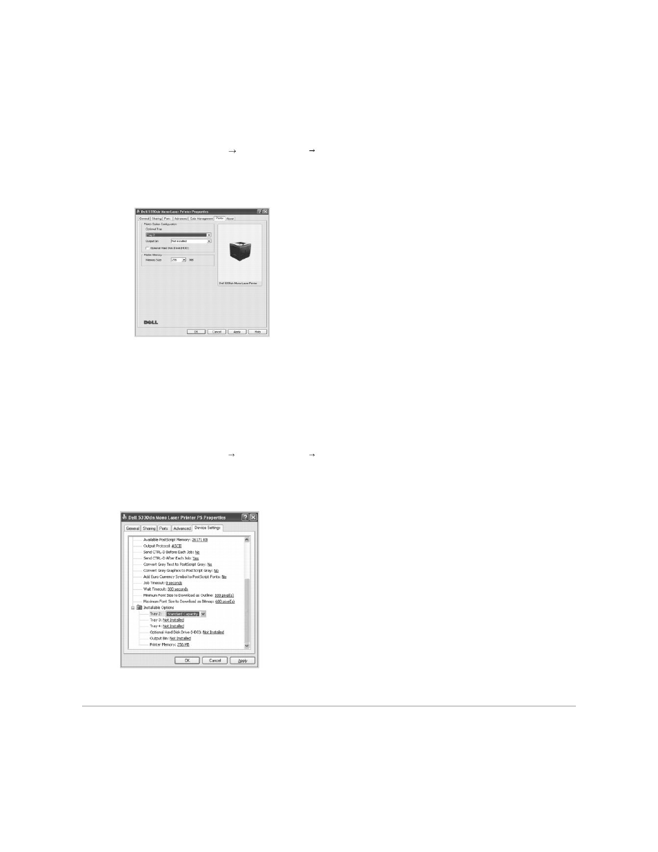 Installing high capacity feeder | Dell 5330dn Workgroup Mono Laser Printer User Manual | Page 61 / 127