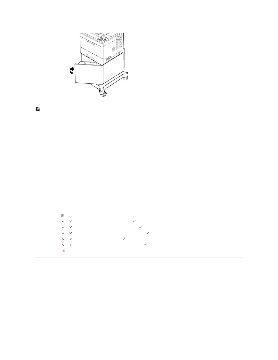 Setting the paper type, Tray behavior, Tray linking | Dell 5330dn Workgroup Mono Laser Printer User Manual | Page 83 / 127