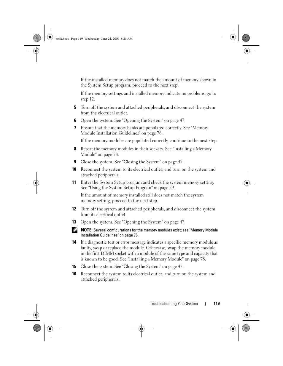Module, go to step 12 | Dell PowerEdge T100 User Manual | Page 119 / 160