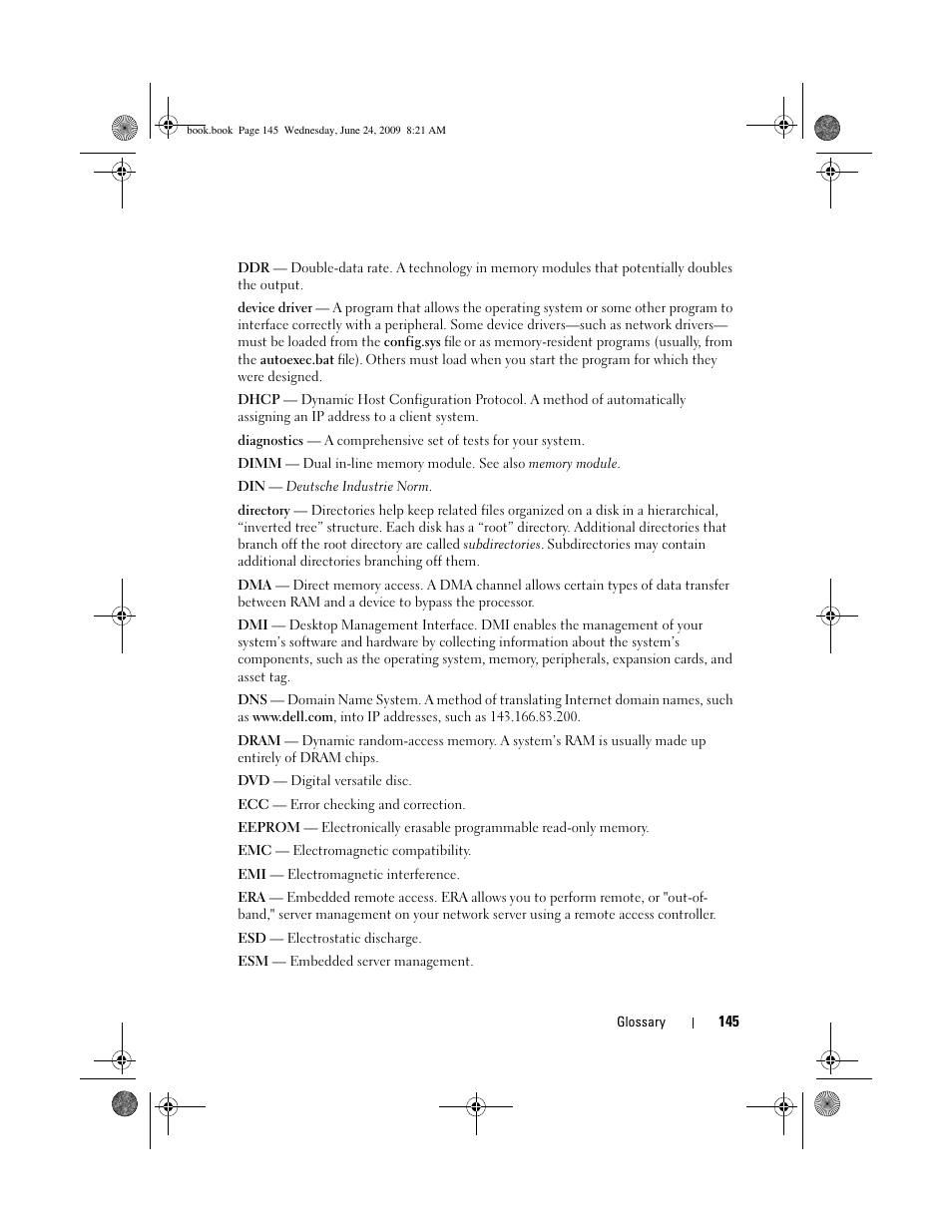 Dell PowerEdge T100 User Manual | Page 145 / 160