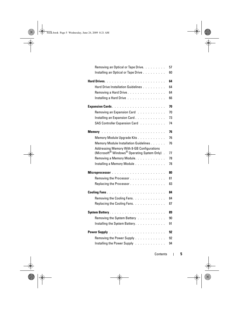 Dell PowerEdge T100 User Manual | Page 5 / 160