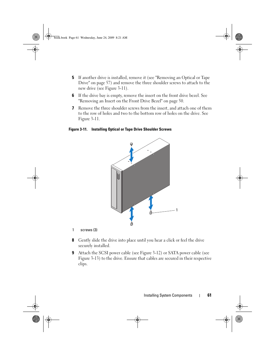 Dell PowerEdge T100 User Manual | Page 61 / 160