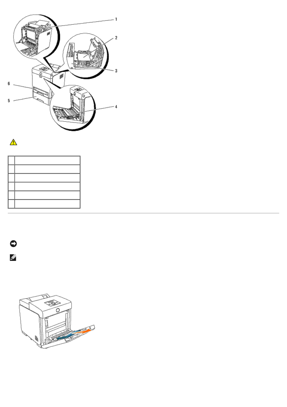 Removing print jams from the mpf | Dell 3130cn Color Laser Printer User Manual | Page 178 / 308