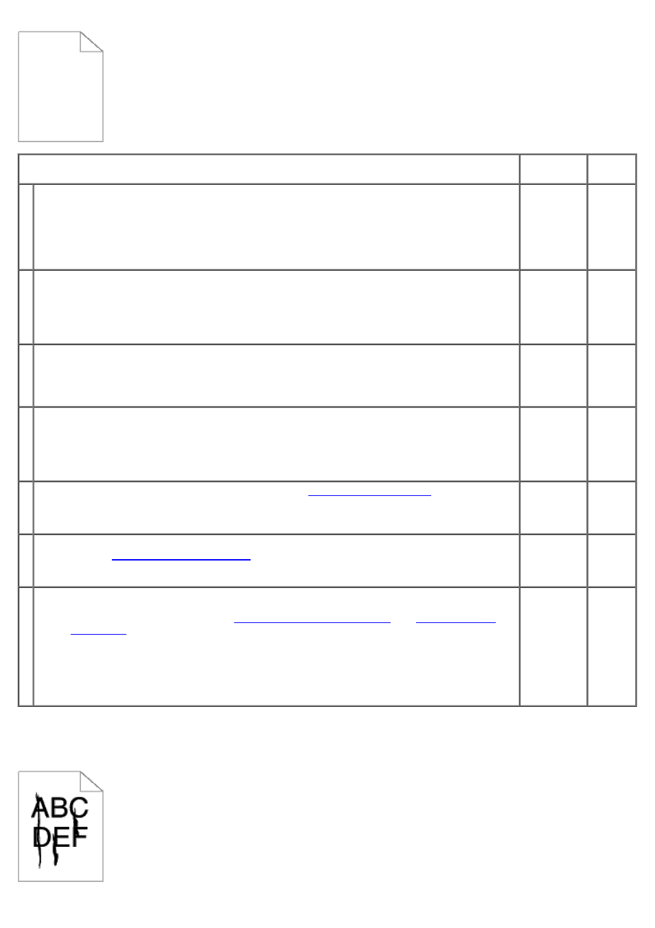 Streaks appear on the output | Dell 3130cn Color Laser Printer User Manual | Page 192 / 308