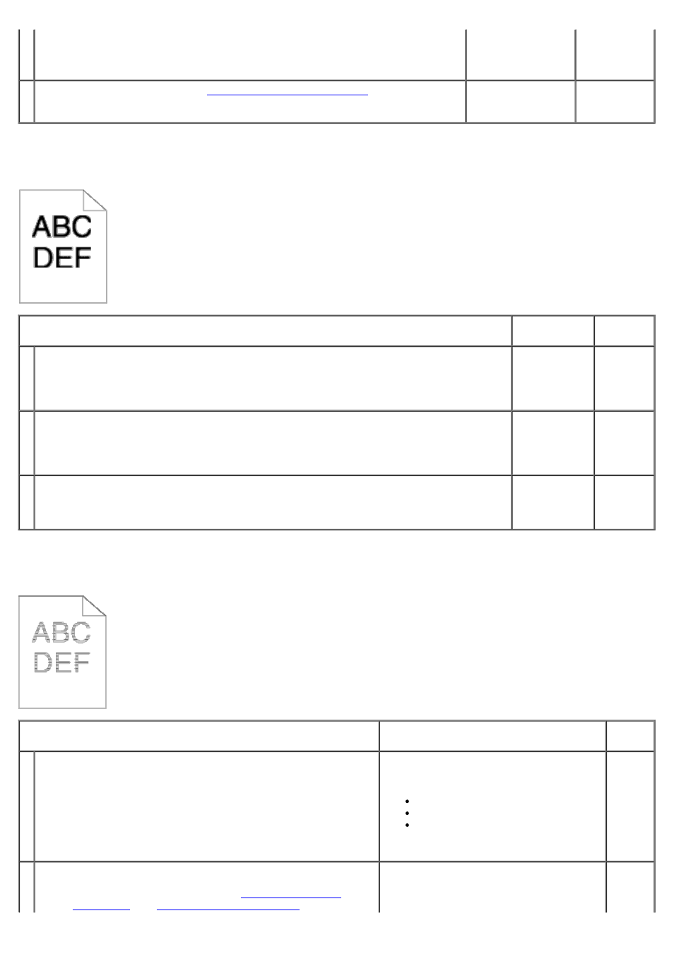 Jagged characters, Banding | Dell 3130cn Color Laser Printer User Manual | Page 196 / 308