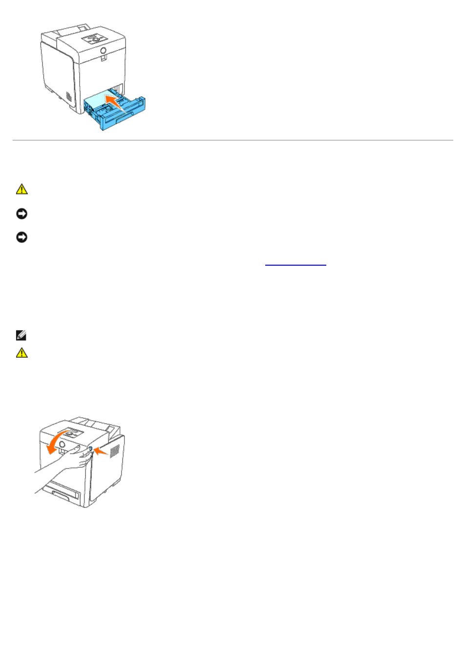 Replacing the belt unit, Removing the used belt unit | Dell 3130cn Color Laser Printer User Manual | Page 225 / 308