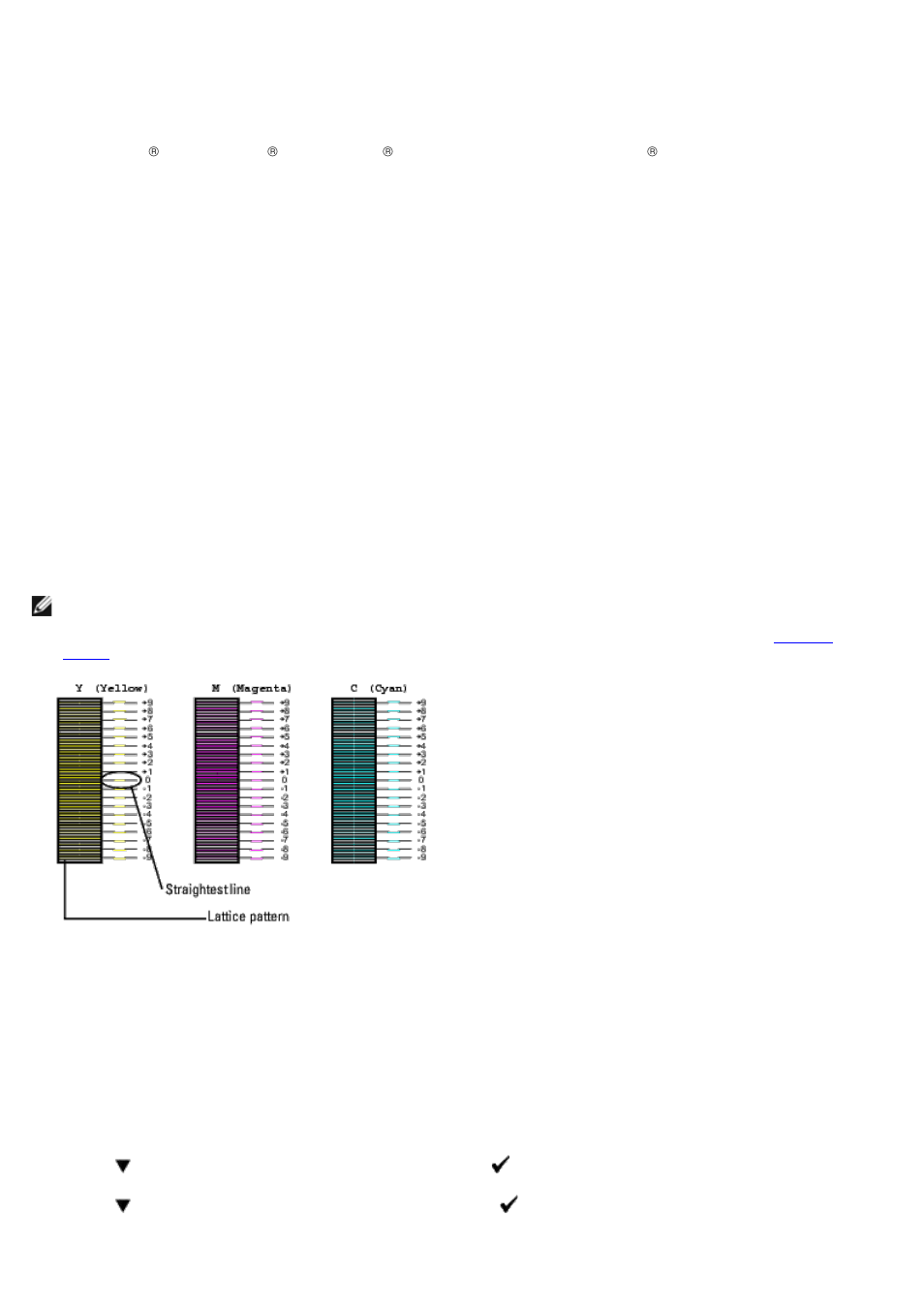 Determining values, Entering values, When using the tool box | When using the operator panel | Dell 3130cn Color Laser Printer User Manual | Page 228 / 308