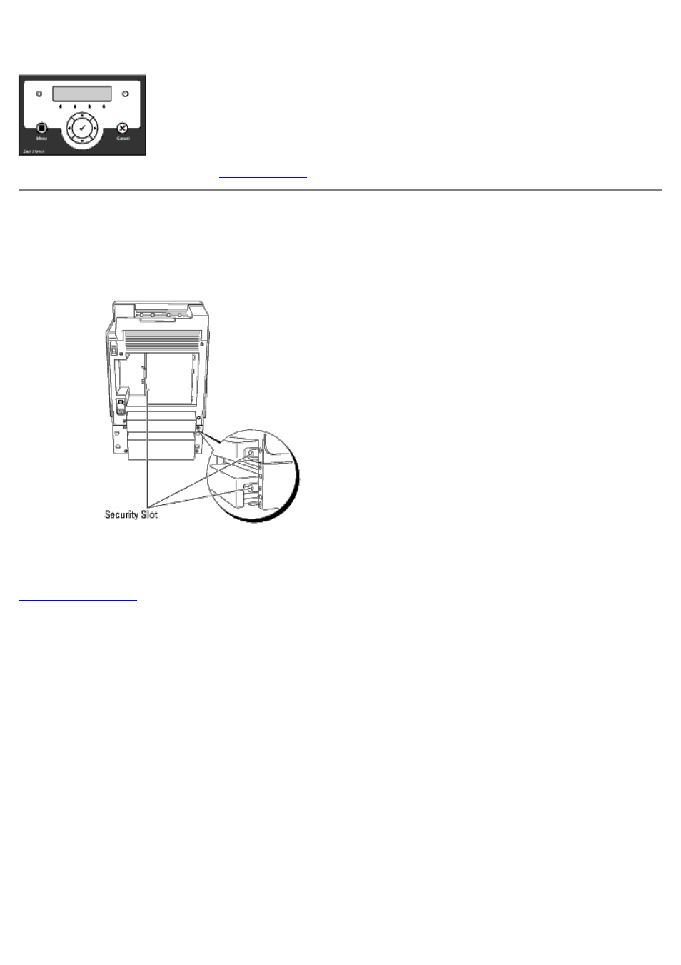 Operator panel, Protecting your printer | Dell 3130cn Color Laser Printer User Manual | Page 7 / 308