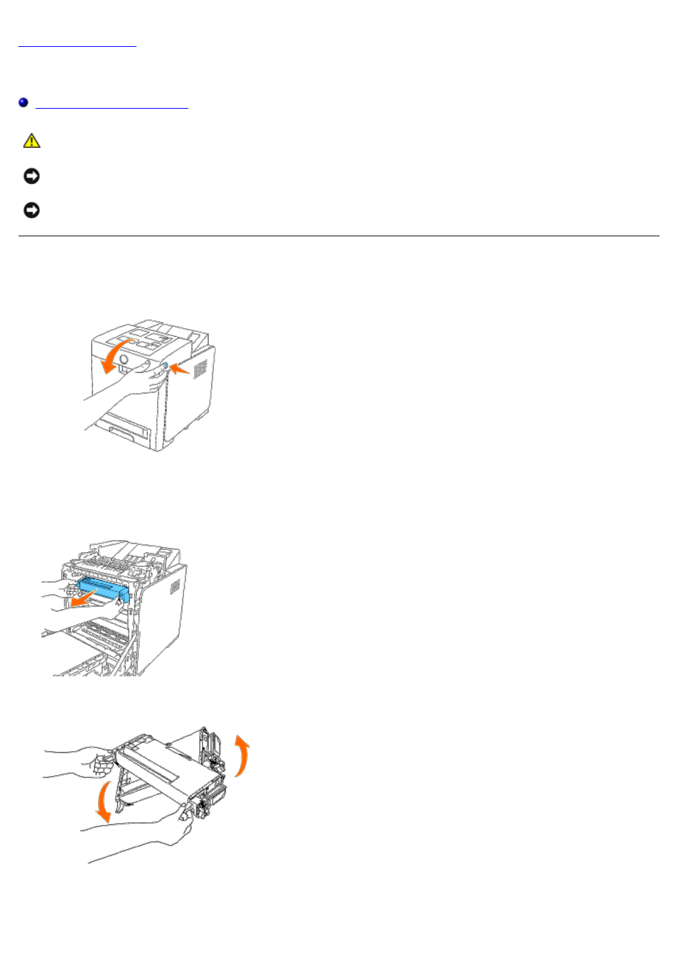 Installing the print cartridges | Dell 3130cn Color Laser Printer User Manual | Page 8 / 308