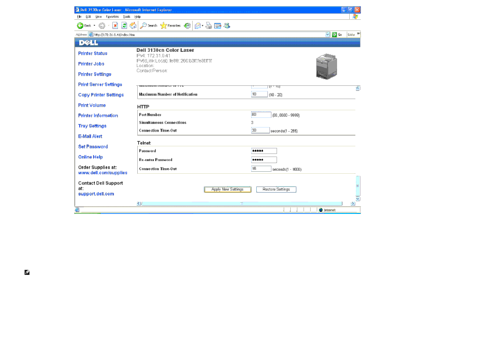Dell 3130cn Color Laser Printer User Manual | Page 85 / 308