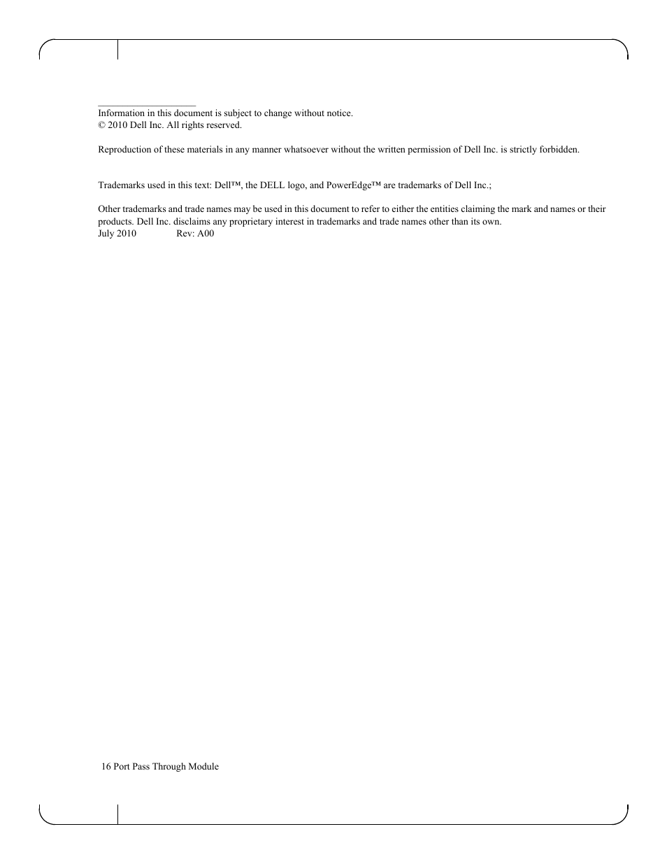 Dell POWEREDGE M1000E User Manual | Page 2 / 22