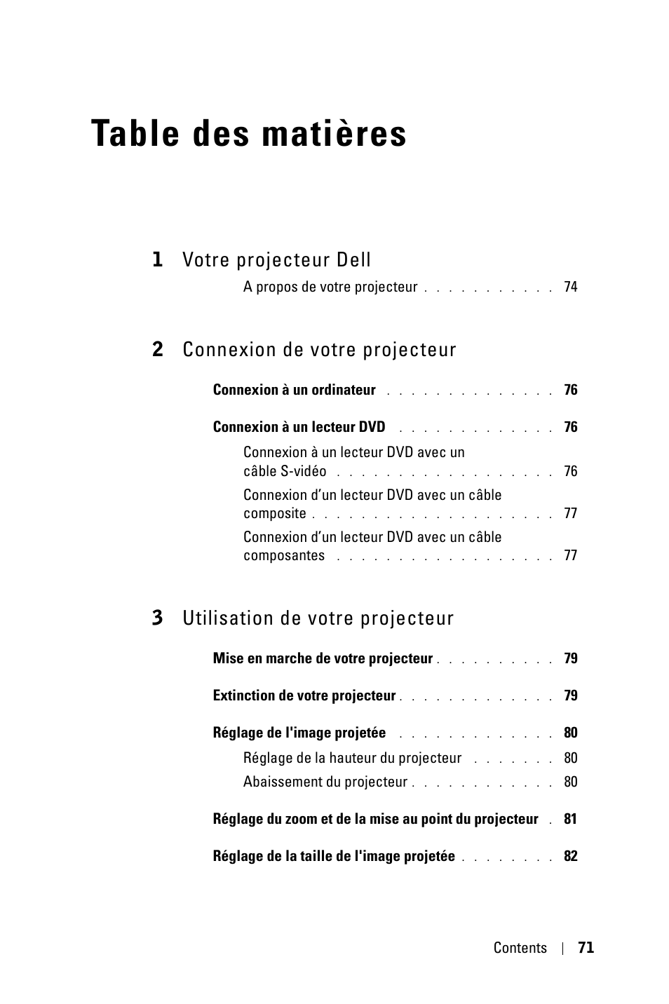 Dell 3400MP Projector User Manual | Page 71 / 292