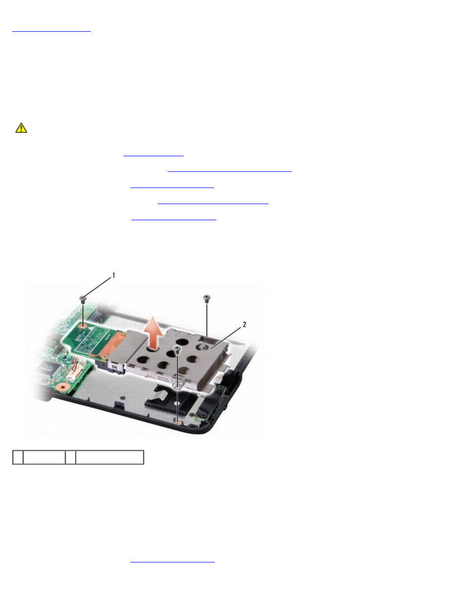 Expcrdca, Expresscard cage : dell 500 service manual, Expresscard cage | Removing the expresscard cage, Replacing the expresscard cage | Dell Vostro 500 (Mid 2009) User Manual | Page 34 / 54