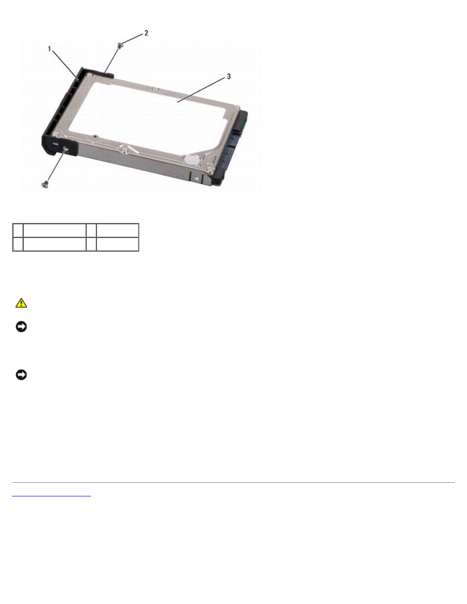 Replacing the hard drive | Dell Vostro 500 (Mid 2009) User Manual | Page 6 / 54