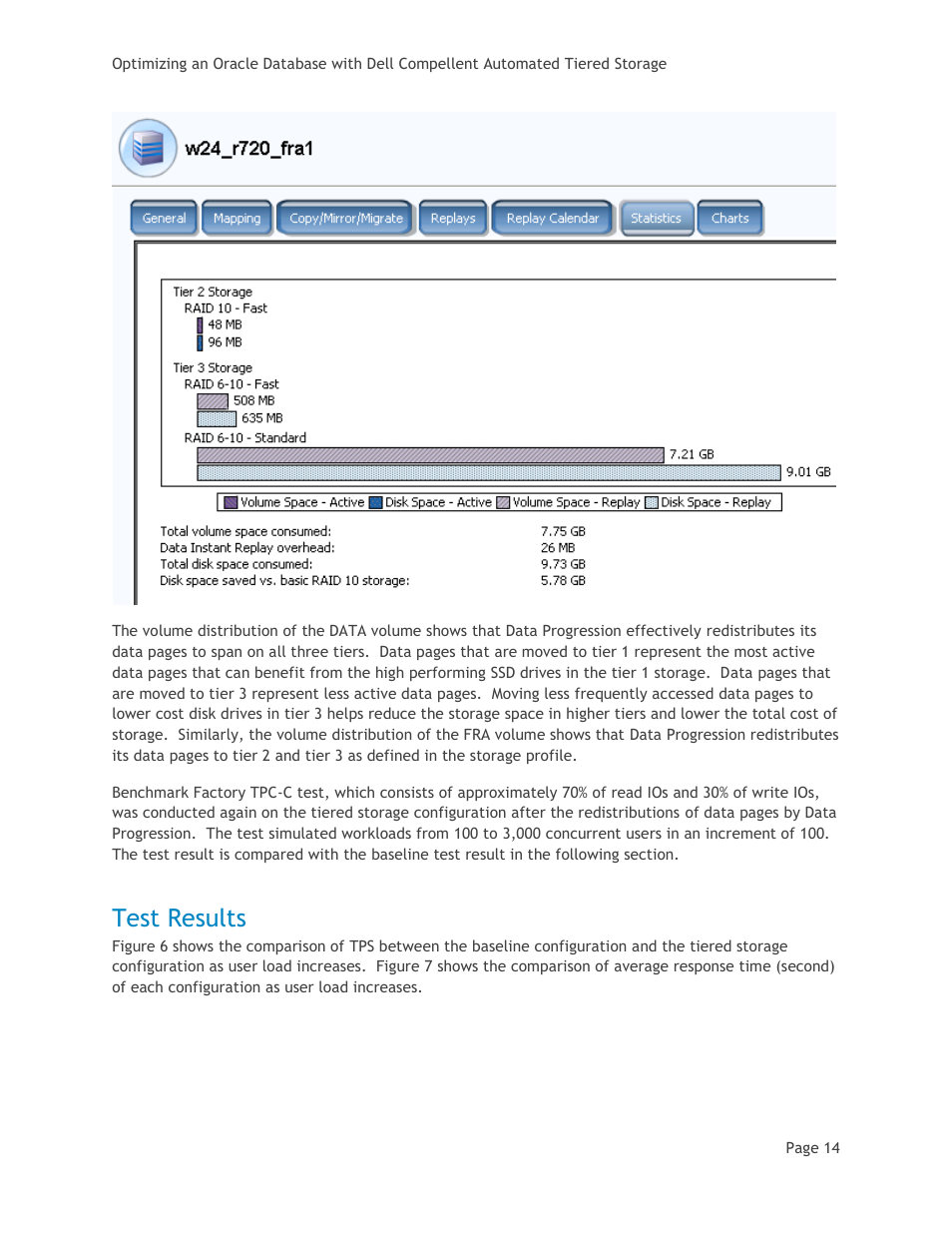 Test results | Dell Compellent SC8000 Controller User Manual | Page 17 / 22