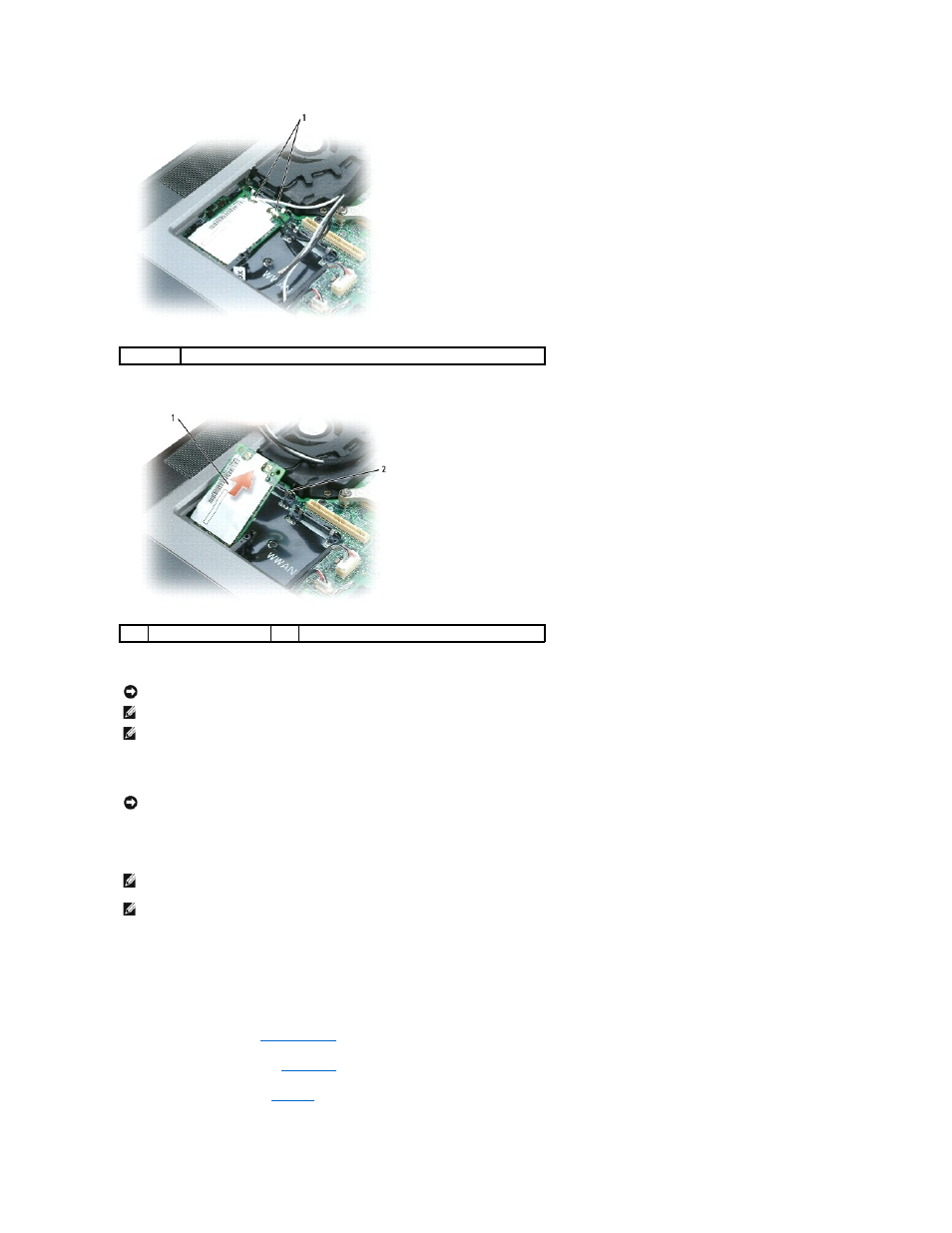 Step 6, Mobile broadband cards | Dell Latitude D820 User Manual | Page 62 / 102