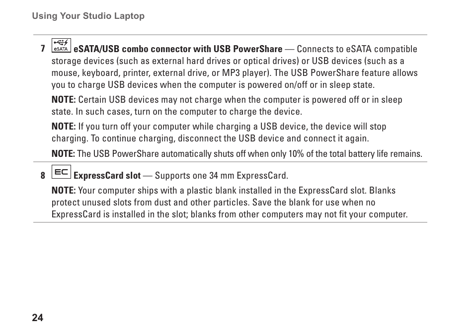 Dell Studio 1569 (Late 2009) User Manual | Page 26 / 90