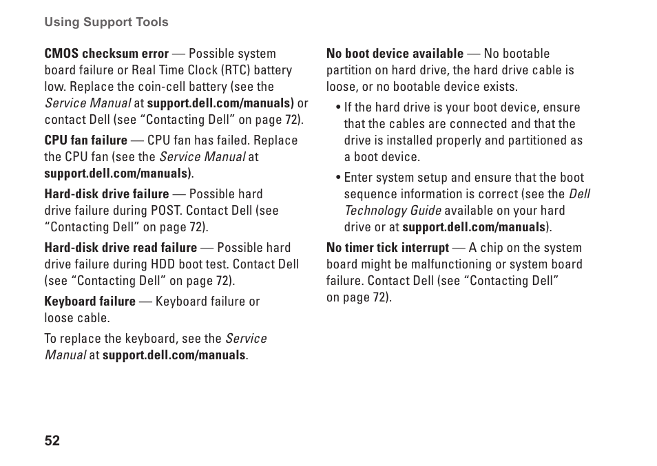 Dell Studio 1569 (Late 2009) User Manual | Page 54 / 90